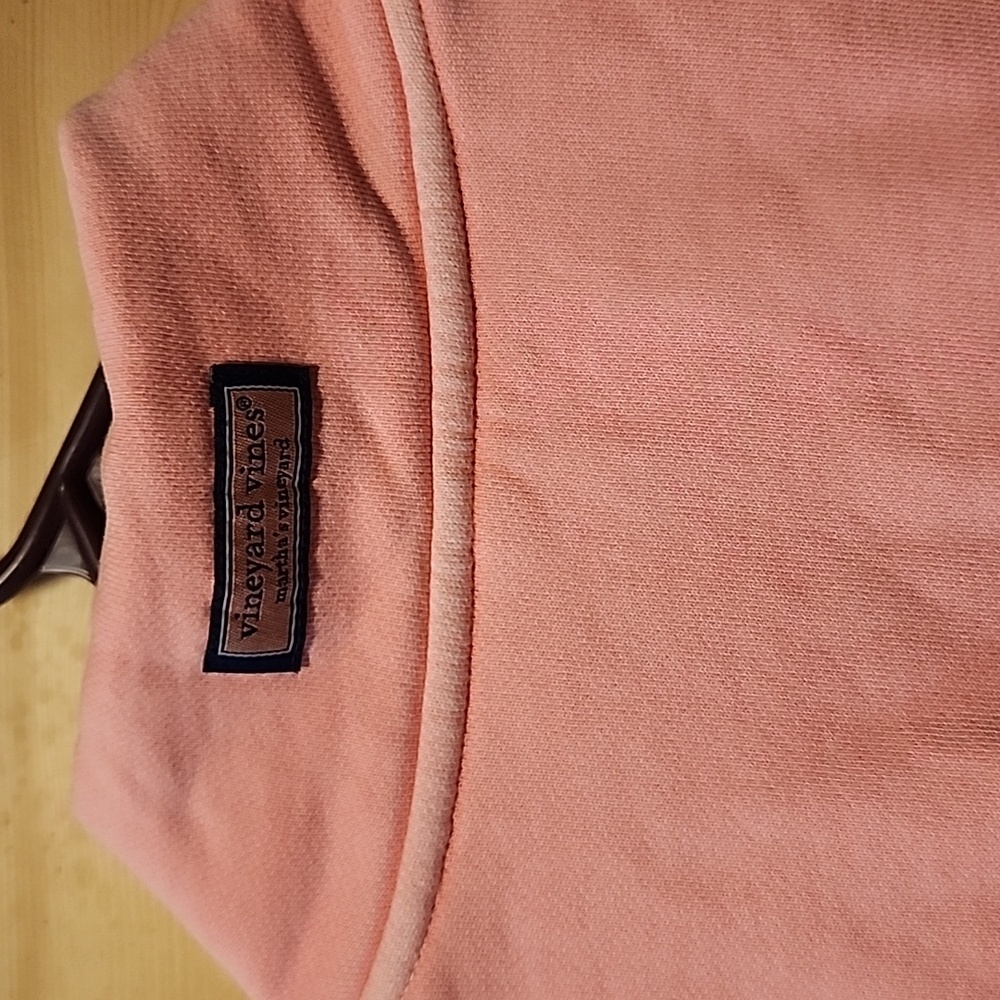Vineyard Vines Half Zip Pink Jacket Size small - Picture 10 of 12